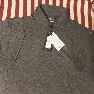 Bonobos Slim Fit Men's Small NWT polo shirt, color is Blackened Pearl.